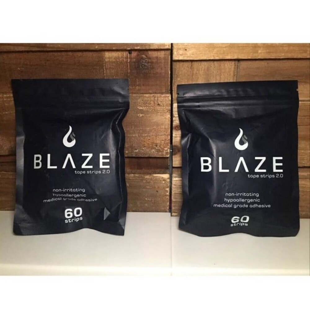 BLAZE tape 2.0 vented cotton strips non irritating hypoallergenic Lot Of 2